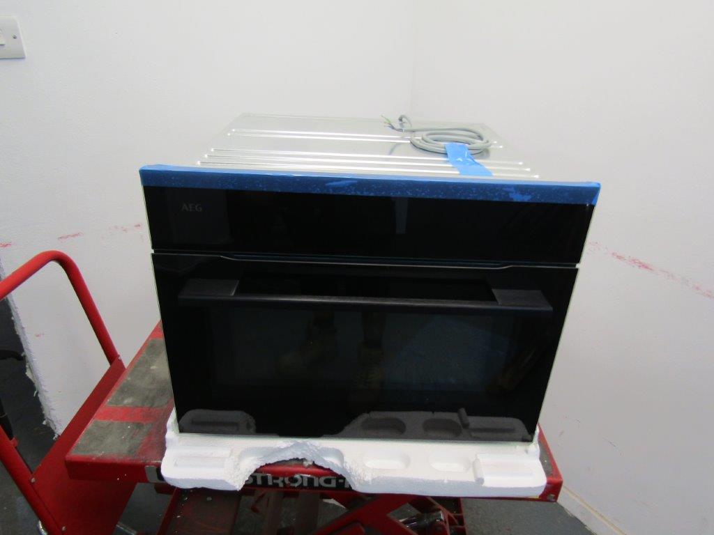 AEG NKK8N721B Combination Microwave and Oven in Black GRADE A