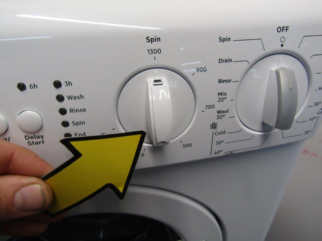 AEG LC53502 Washing Machine 3kg 1300 rpm in White GRADE B