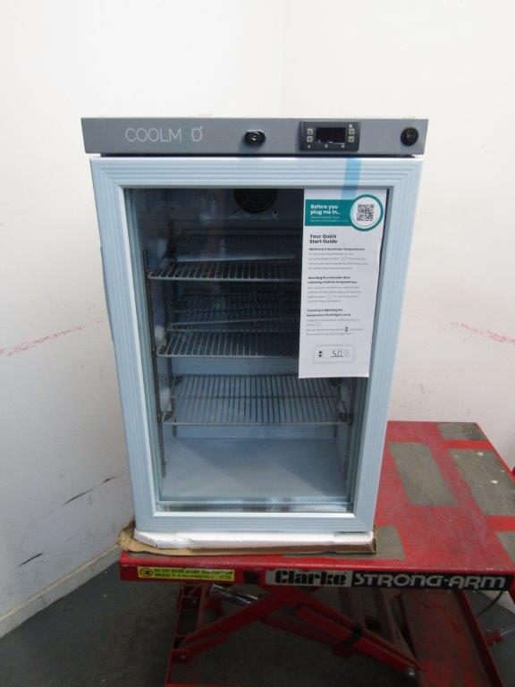 CoolMed CMG59 Pharmacy Refrigerator Glass Door 59L in White GRADE  A