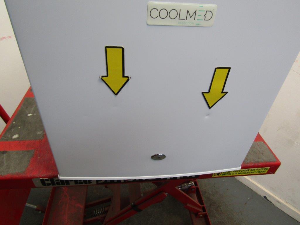 CoolMed CMST50 Tabletop Fridge 49L Lockable in White GRADE B