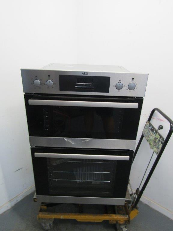 AEG DEX33111EM Double Oven Built in Electric Stainless Steel GRADE A
