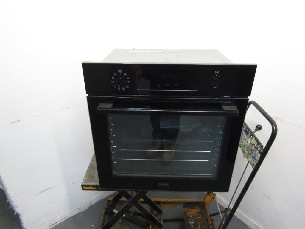 Zanussi ZOPNX6K2 Single Pyrolytic Oven Electric Built in Black GRADE B