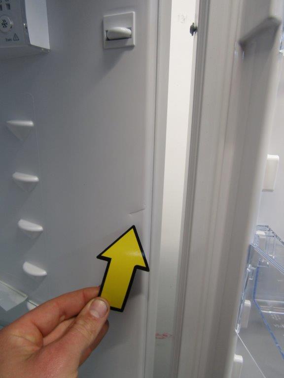 AEG OSC5S181ES Fridge Freezer Fully Integrated 70:30 Sliding Door GRADE B