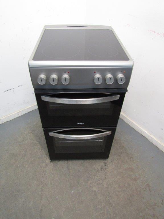 Amica AFC502SS 50cm Electric Ceramic Cooker Stainless Steel GRADE A