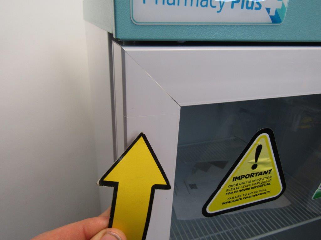 Lec PPGR310BT Pharmacy Fridge 310L Bluetooth Enabled Glass Door GRADE A