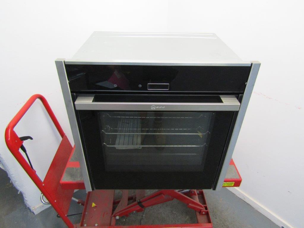 Neff B47FS43N0B Single Oven Electric Slide & Hide Built In Stainless Steel GRADE A