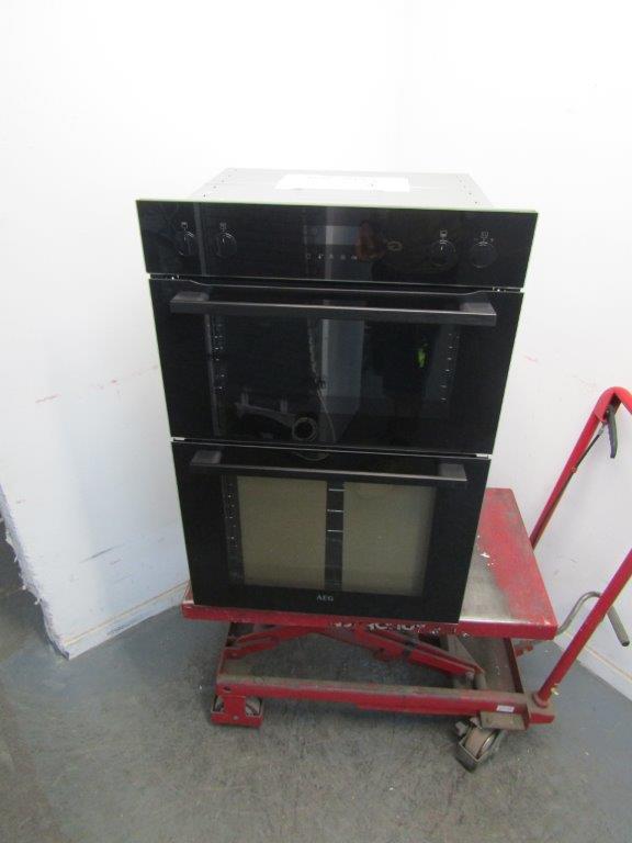 AEG DCE531160B Double Oven Electric Built In Black GRADE A