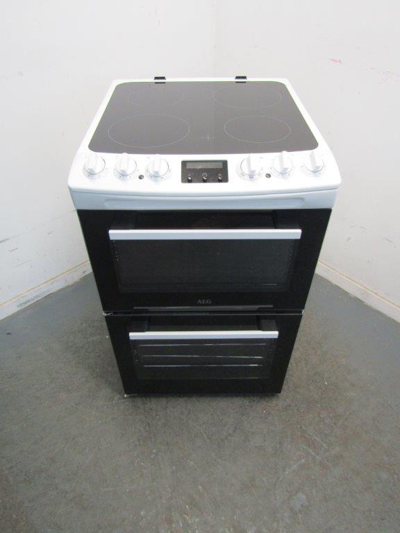 AEG CCX1530ACW Electric Cooker 55cm Ceramic White GRADE A