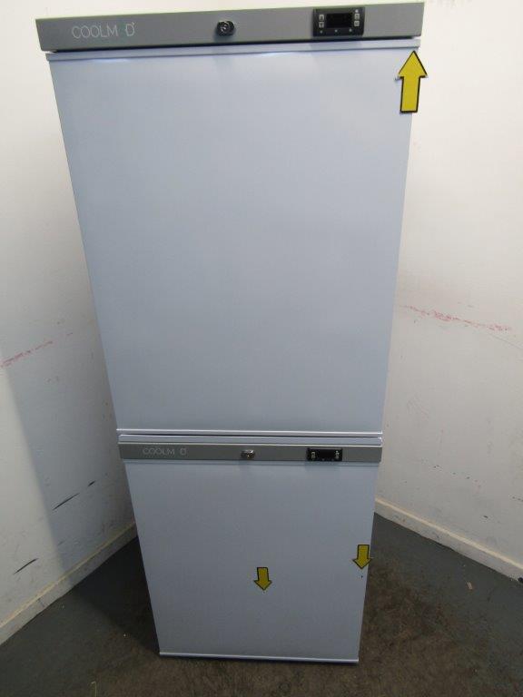 Coolmed CMLFF260 Laboratory Fridge Freezer 260 Litre in White GRADE B