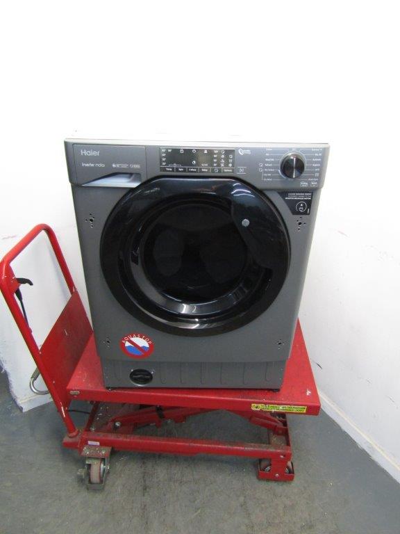 Haier HWDQ90B416FWBRUK Integrated Washer Dryer 9kg 1600rpm Graphite GRADE A