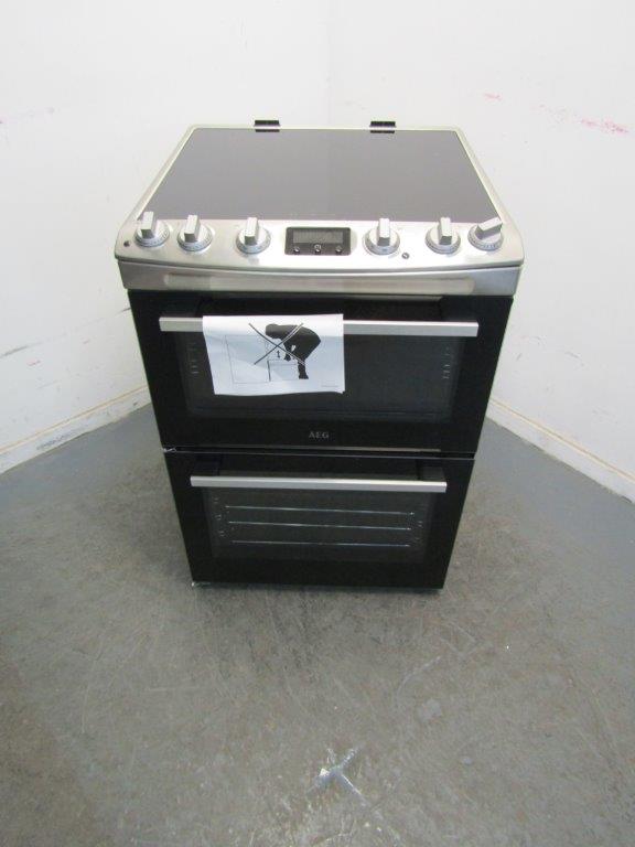 AEG CIX6540ACM 60cm Electric Cooker with Induction Hob in Stainless Steel GRADE A