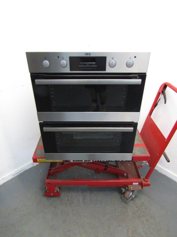 AEG DUB331110M Double Oven Built Under Stainless Steel REFURBISHED