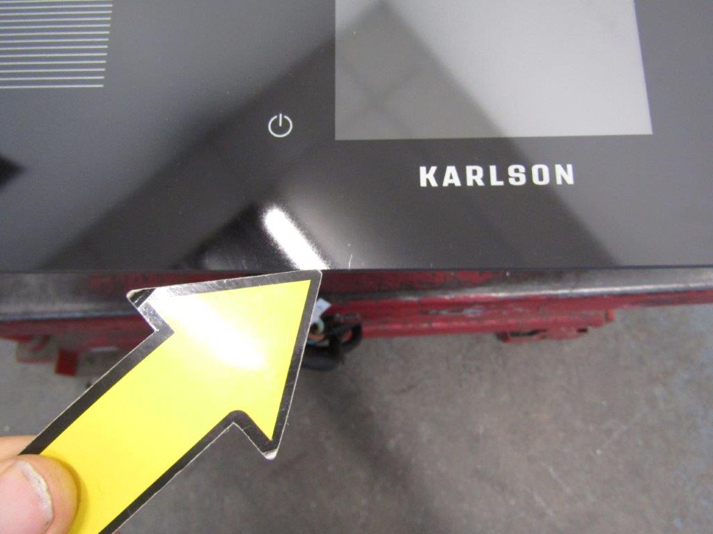Karlson WRTFTDDH77 Combo Hob Induction 77cm Flex Zone + Extractor GRADE A