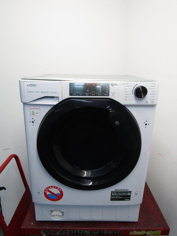 Haier HWQ90B416FWB-80 Washing Machine Integrated 9kg 1600rpm White GRADE A