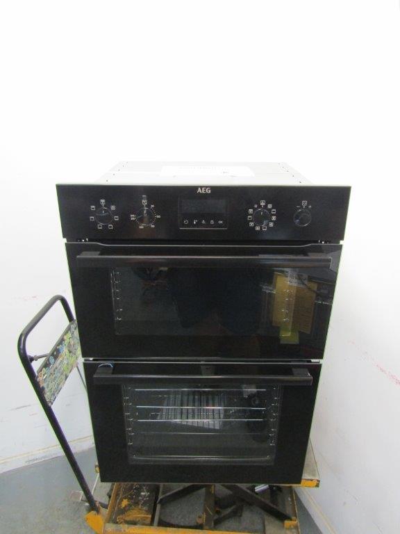 AEG DCB535060B Double Oven Built In Black REFURBISHED