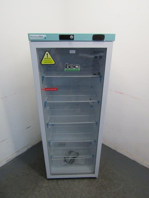 Lec PPGR310BT-DLK Pharmacy Fridge 310L Bluetooth Enabled Glass Door GRADE B