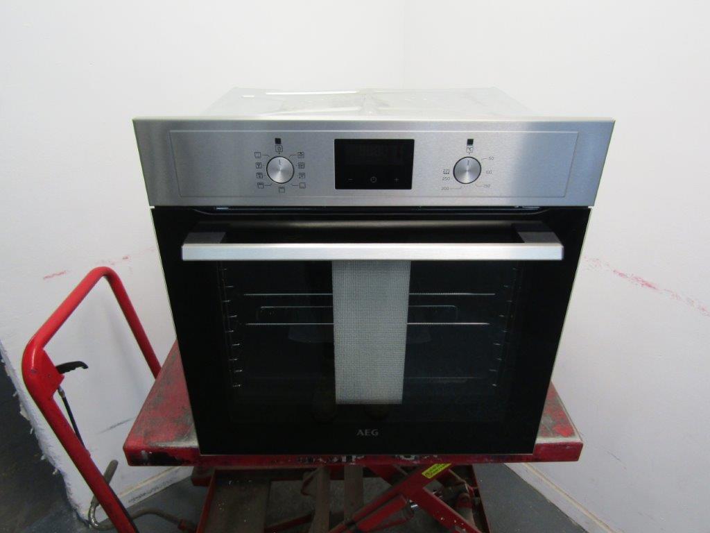 AEG BEX335011M Single Oven Electric Built in Stainless Steel GRADE A