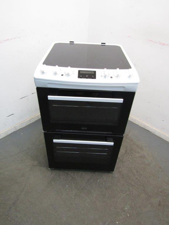 AEG CCX1530ACW Electric Cooker 55cm Ceramic White GRADE B