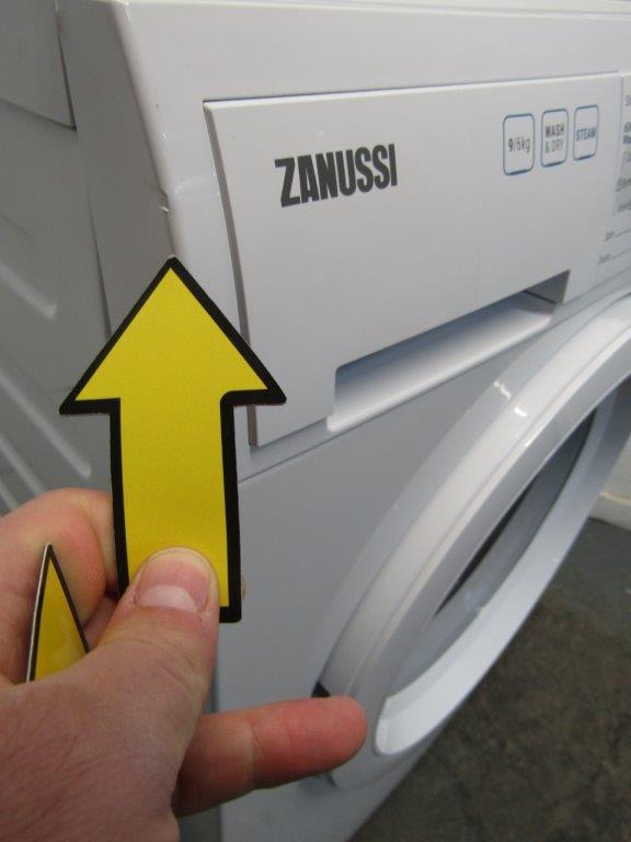 Zanussi ZWD96SB4PW 1600rpm Washer Dryer 9kg + 6kg 1600rpm White GRADE B