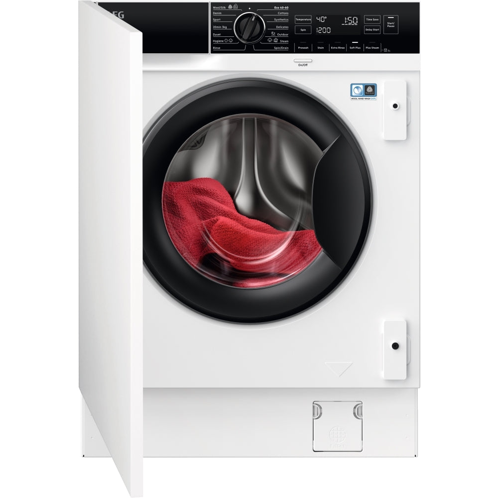AEG LF7FC8636BI Washing Machine Integrated 8kg 1600rpm ProSteam