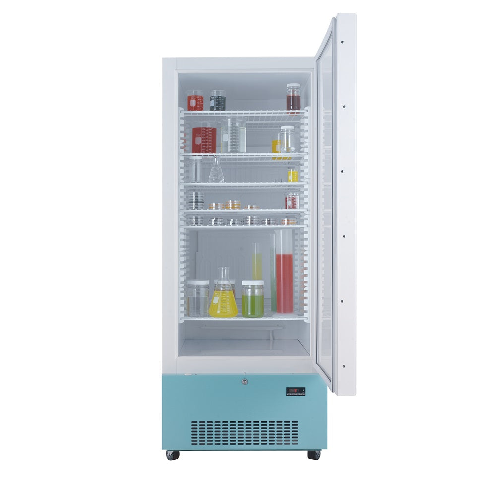 Lec LR1607C Laboratory Refrigerator Freestanding Solid Door 475L White