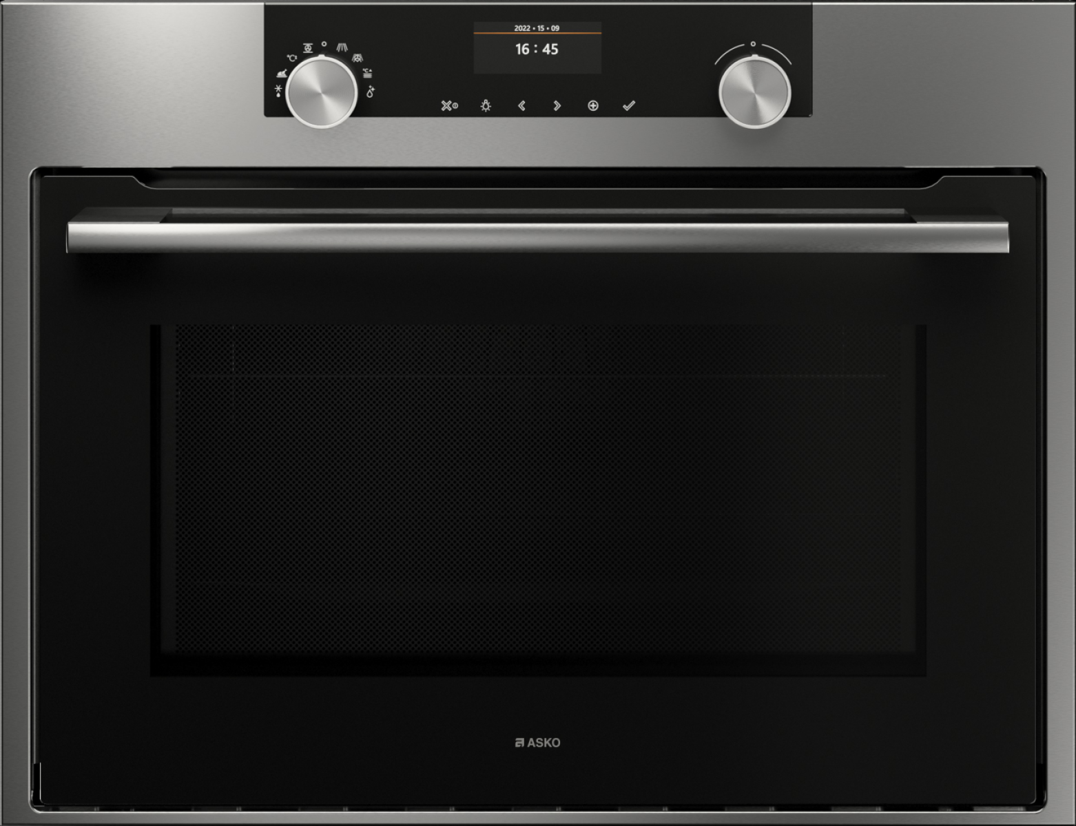 Asko OCS8464S Built in Single Combi Steam Oven Electric Stainless Steel