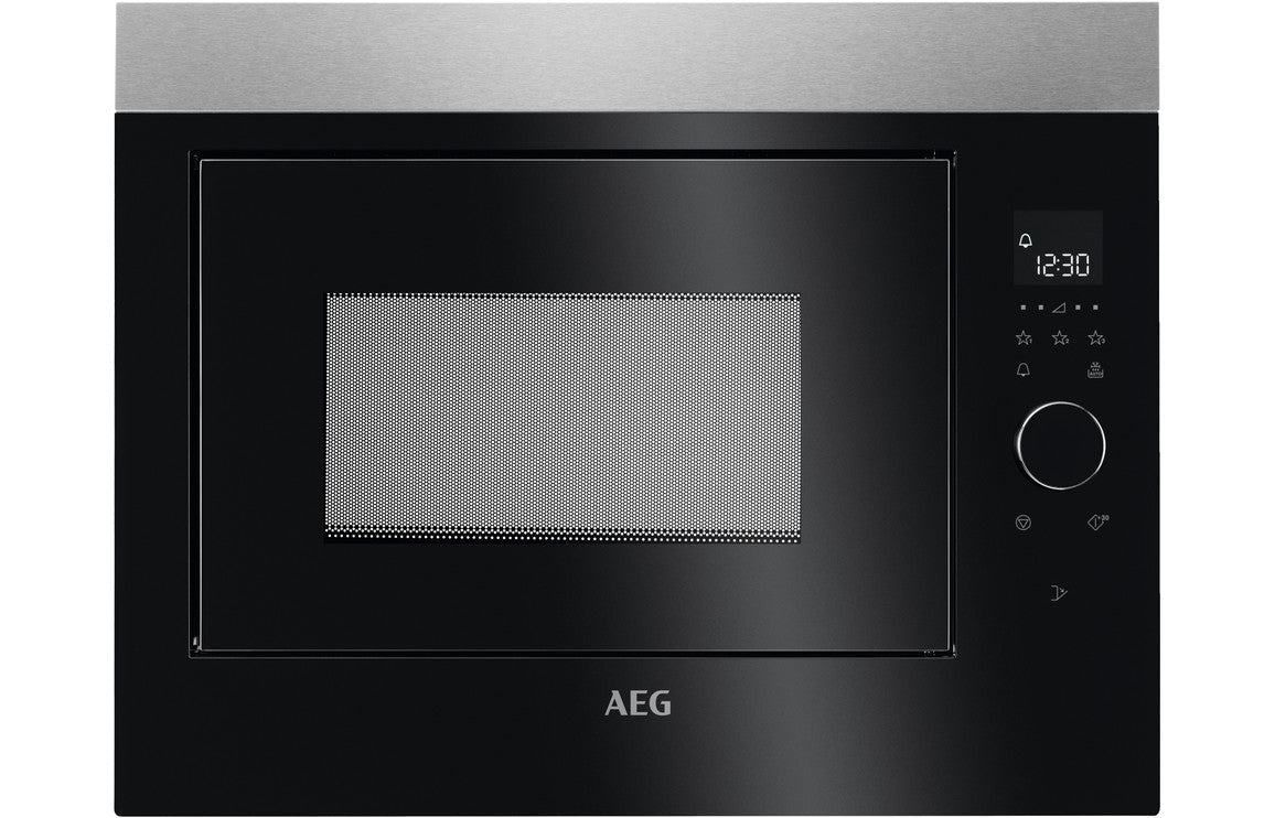 AEG MBE2658SEM Integrated Microwave Black and Stainless Steel GRADE A