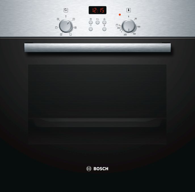 Bosch HBN331E6B Single Oven Electric Built In Brushed Steel GRADE B