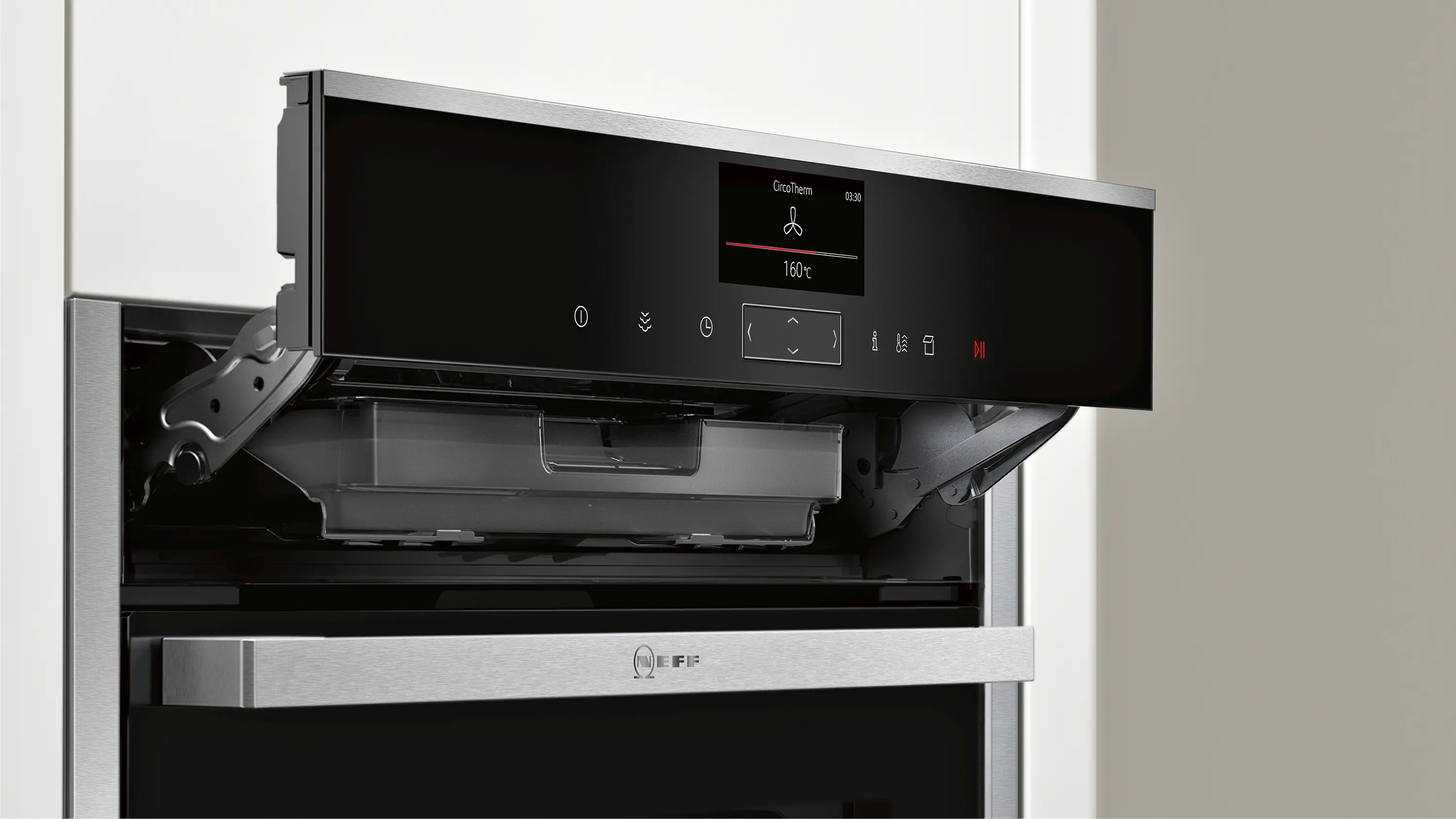 Neff C17FS32N0B Integrated Compact Oven with Steam in Stainless Steel GRADE A