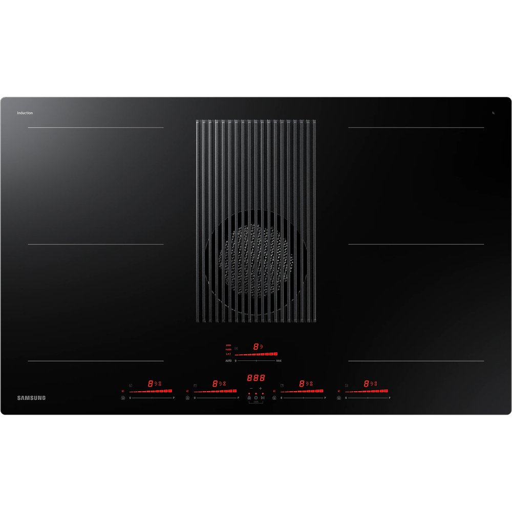 Samsung NZ84T9747VK Hob Hood 83cm Induction Hob & Integrated Hood Black GRADE B