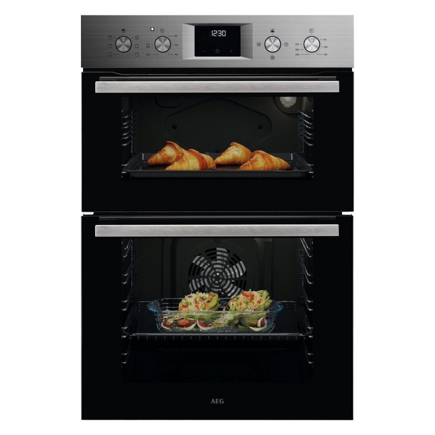 AEG OU5NP20M Double Oven Electric Built In Stainless Steel