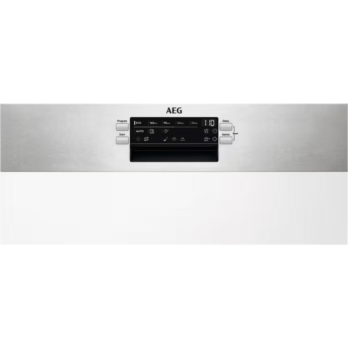 AEG FEE64917ZM Semi Integrated Dishwasher Stainless Steel