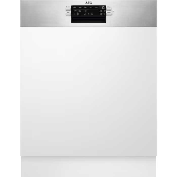 AEG FEE64917ZM Semi Integrated Dishwasher Stainless Steel