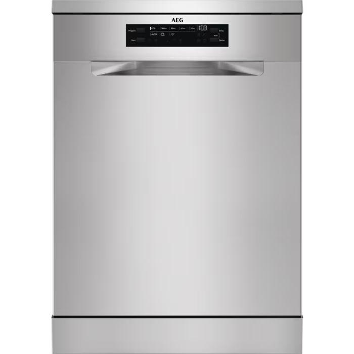 AEG FFB64627ZM Freestanding Dishwasher 60cm AirDry Stainless Steel