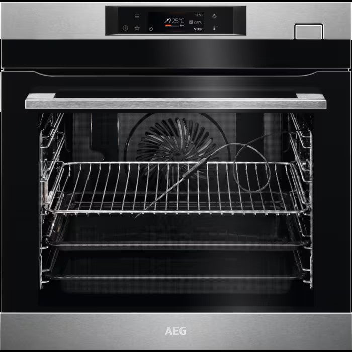 AEG BSK772380M Single Oven Pyrolytic in Stainless Steel GRADE A