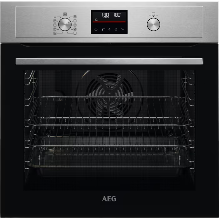 AEG BPX53506EM Single Oven Electric Pyrolytic in Stainless Steel