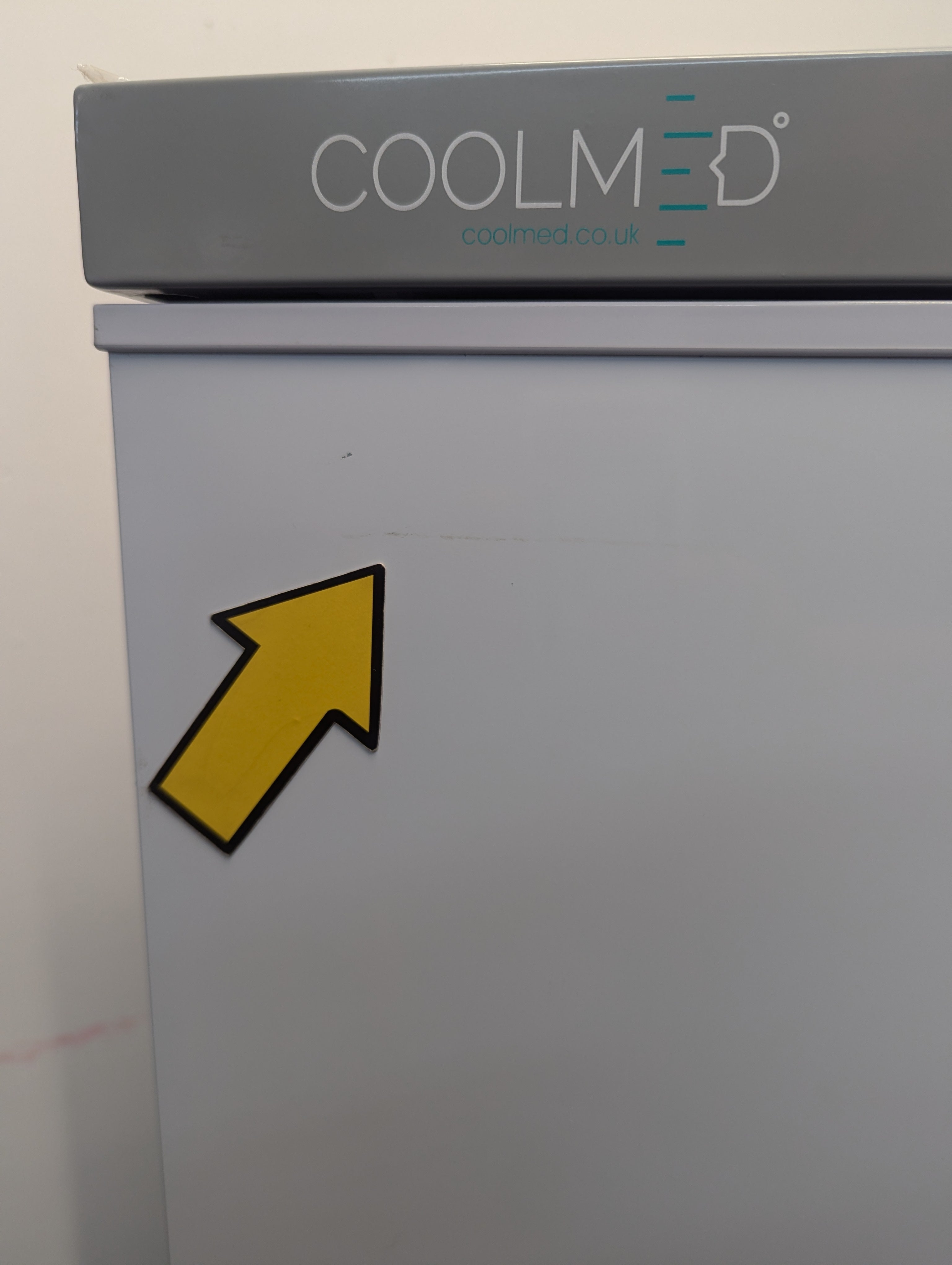 CoolMed CMS300 Ward Refrigerator 308L Solid Door in White GRADE B