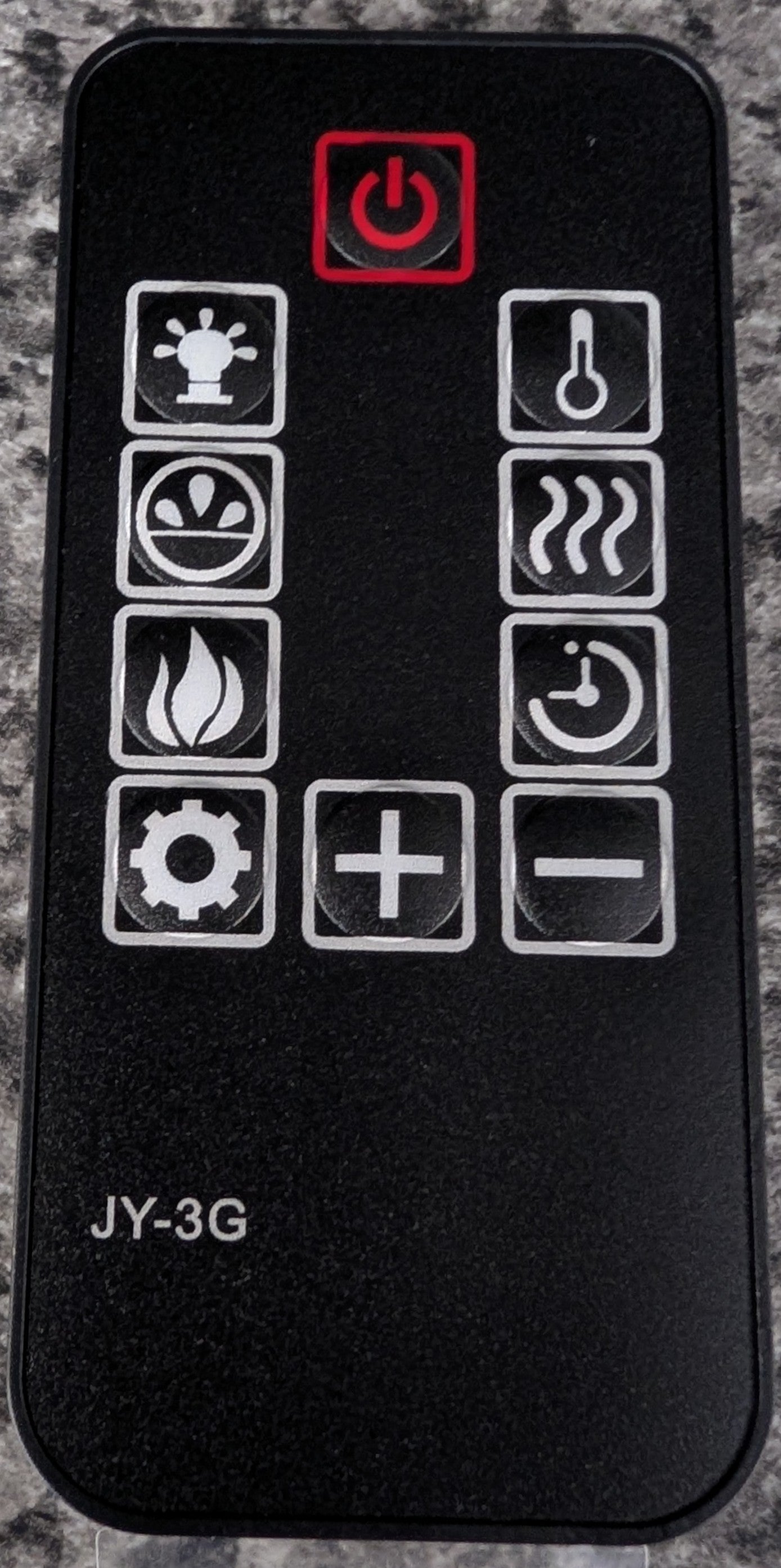 Cata ICONCV1067BK 111.7cm Pedestal / Wall Mounted Curva Electric Fire in Black with Remote