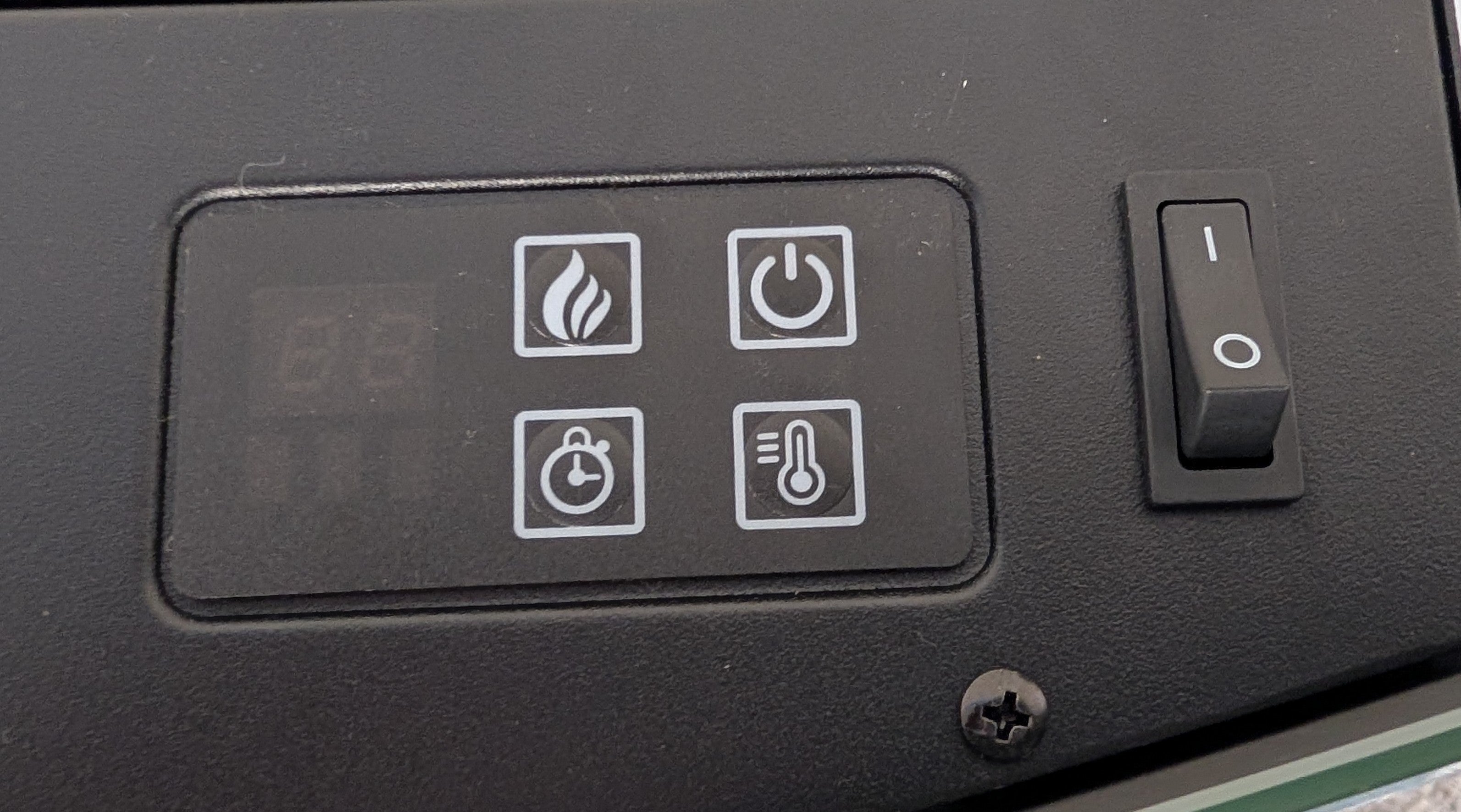 Cata ICONCV890C 35 Inch Wall Mounted Curva Electric Fireplace Copper with Remote