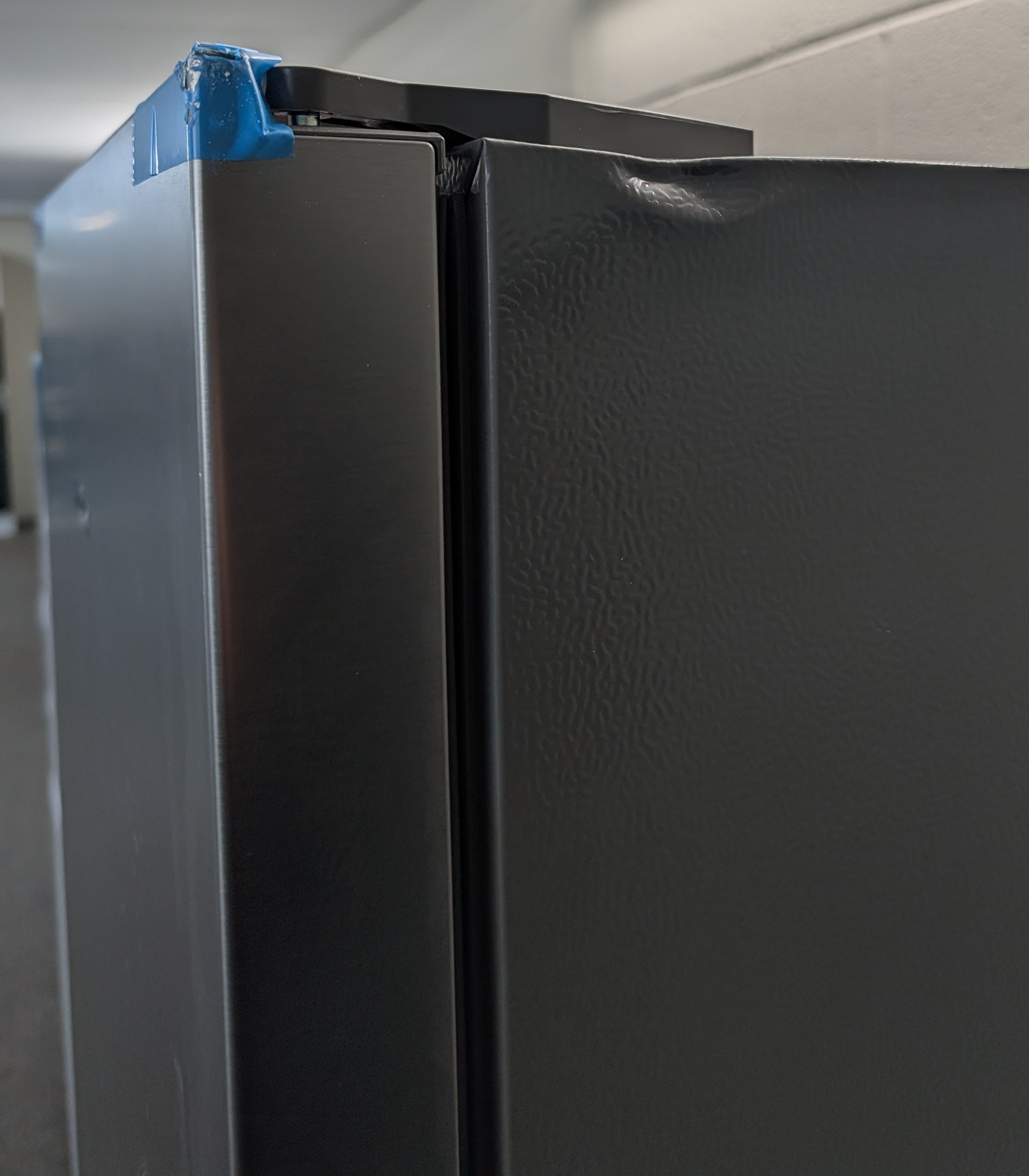 Haier HTR3518ENMXK Fridge Freezer 3D Combi 55cm Stainless Steel  Effect GRADE B