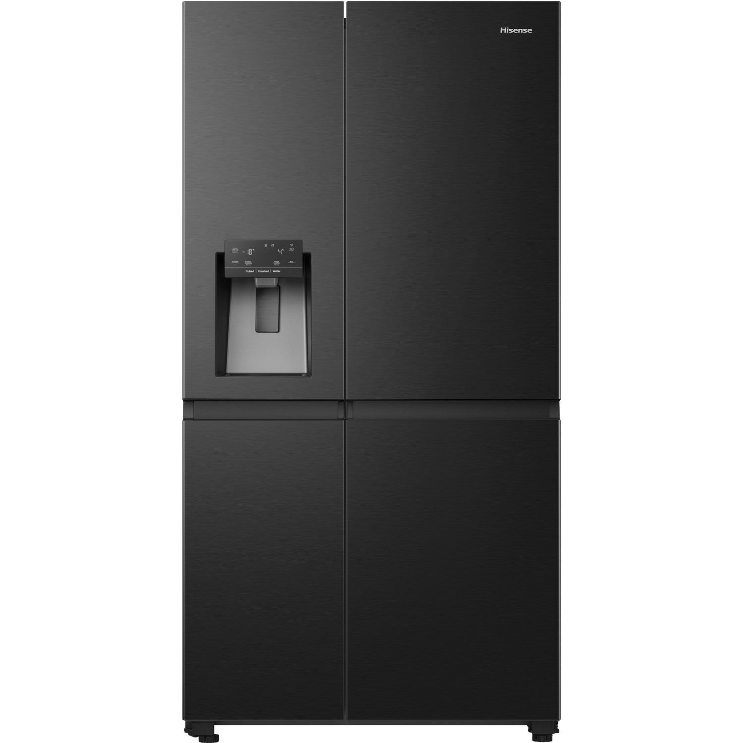 HiSense RS818N4TFE 4 Door Fridge Freezer in Black GRADE B