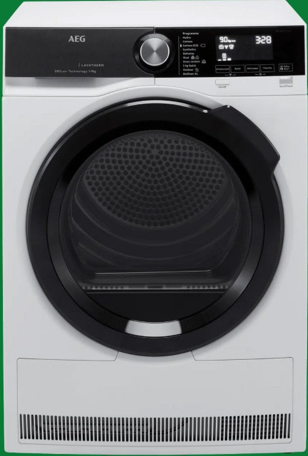 AEG T9DEB969C Tumble Dryer 9kg Heat Pump White REFURBISHED