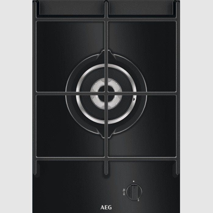 AEG HC411521GB Gas Hob 36cm Domino Wok Burner Black GRADE B