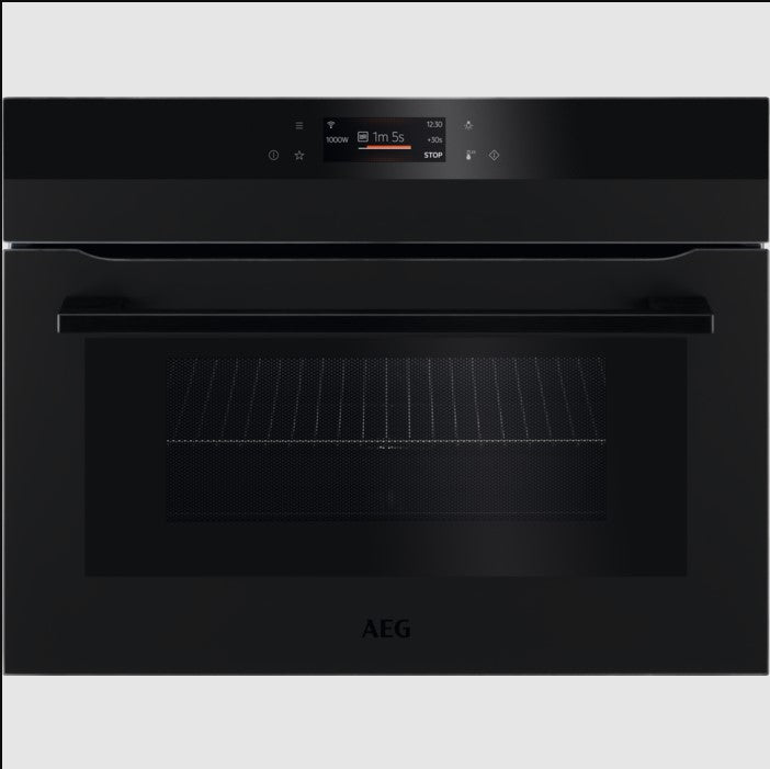 AEG KMK768080T Microwave Oven Compact Combination Built In Black GRADE B