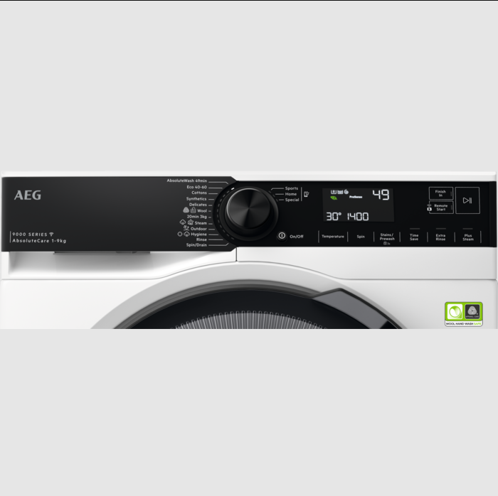 AEG LFR94946WS Washing Machine 9kg 1400rpm White REFURBISHED