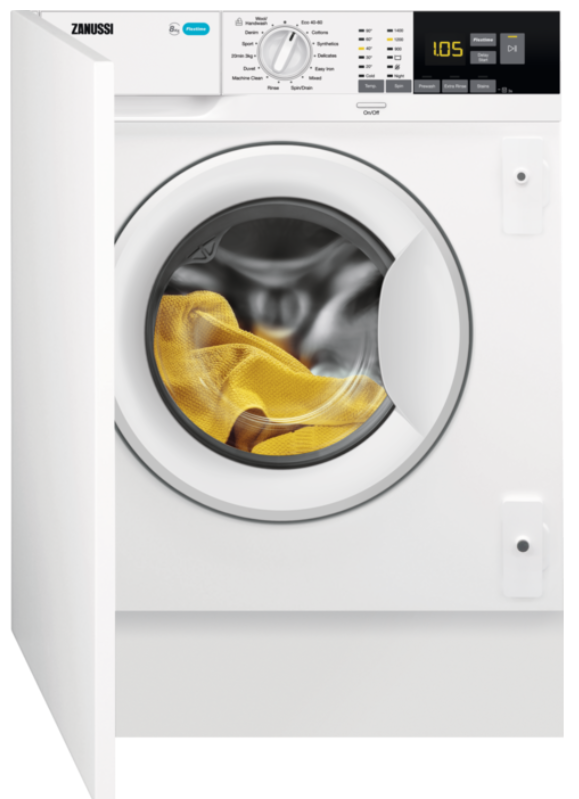Zanussi ZW84PCB1 Washing Machine Integrated 8kg 1400rpm REFURBISHED