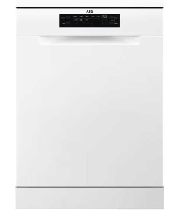 AEG FFX32617ZW Full Size AirDry Dishwasher 13 Place Settings in White Grade A