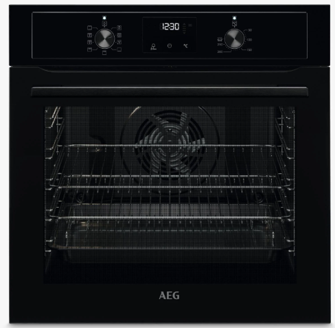 AEG BEX335011B Single Oven Electric Built in Black