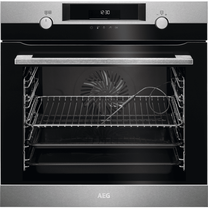 AEG BCK55636XM Single Oven Electric Steambake in Stainless Steel GRADE A