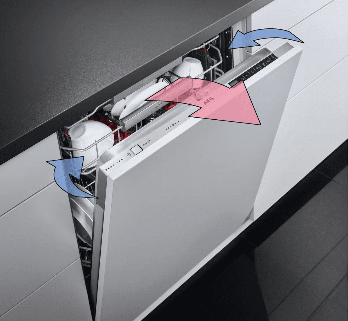 AEG FSK96838P Comfort Lift Fully Integrated Dishwasher 60cm Wide